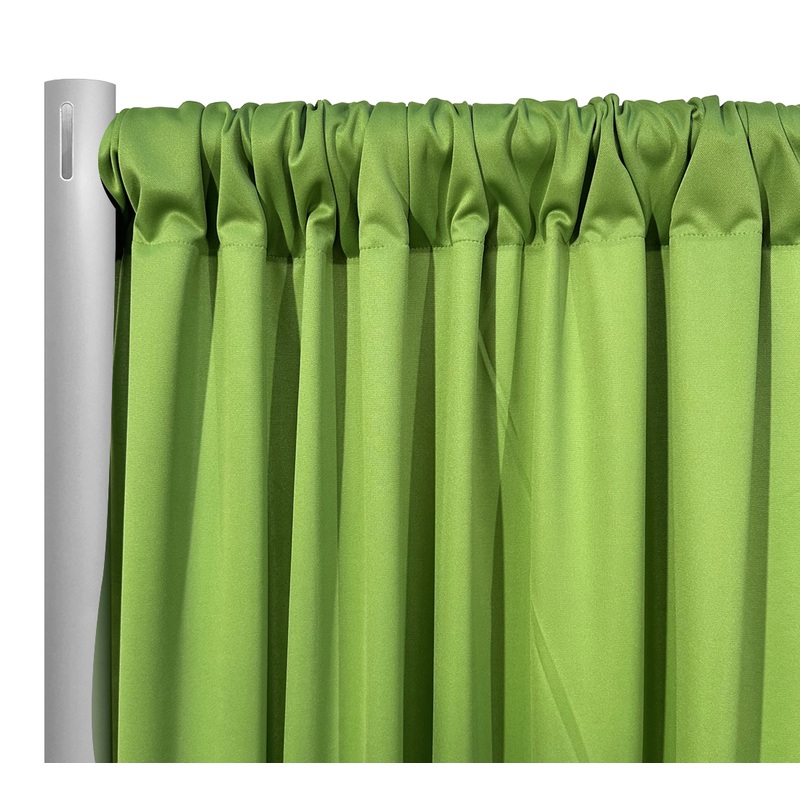Scuba (Wrinkle-Free) Drapery Panel in Apple Green 504