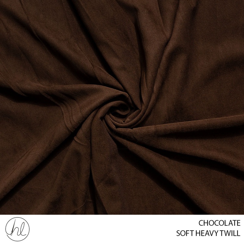 SOFT HEAVY TWILL 51 CHOCOLATE 150CM PER M