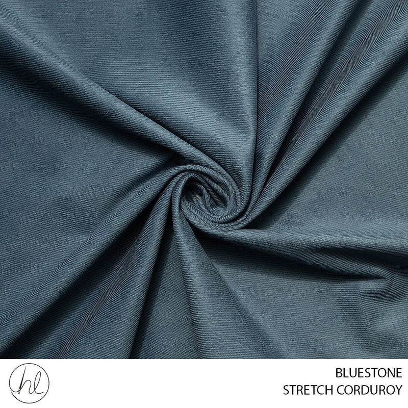 STRETCH CORDUROY 51 BLUESTONE 150CM PER M