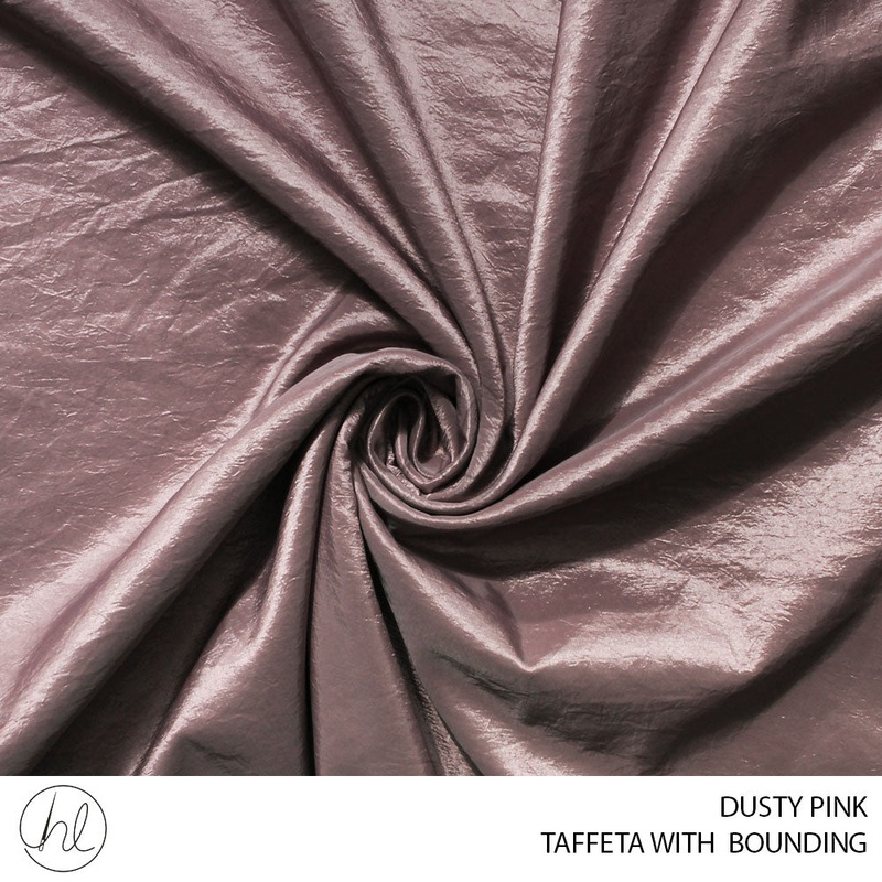 Taffeta with bounding 51 dusty pink 150cm per m