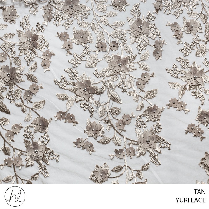 Yuri Lace 53 Tan 120cm Per M