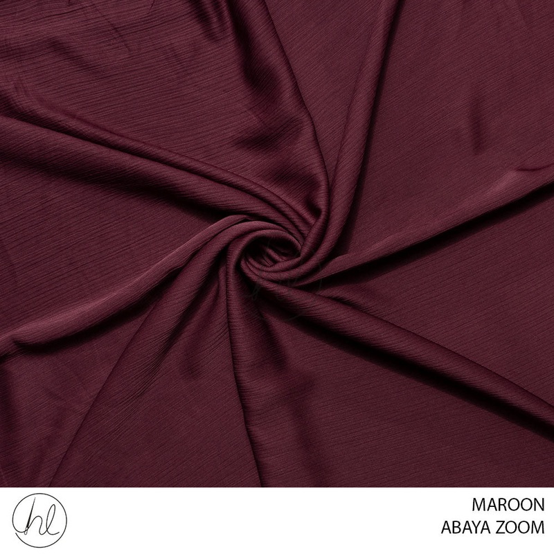 ABAYA ZOOM 781 MAROON 150CM PER M