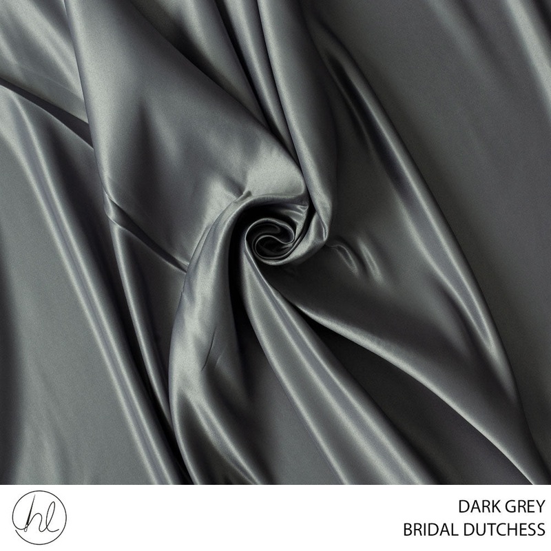BRIDAL DUTCHESS SATIN D/GREY ROLL 001 EACH