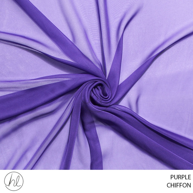 CHIFFON 51 PURPLE 150CM PER M
