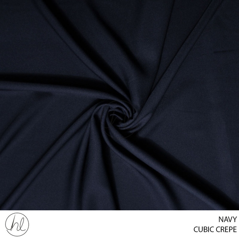 CUBIC CREPE 781 NAVY 150CM PER M
