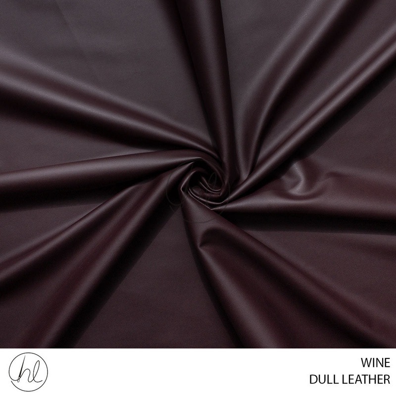 DULL LEATHER 51 WINE 150CM PER M