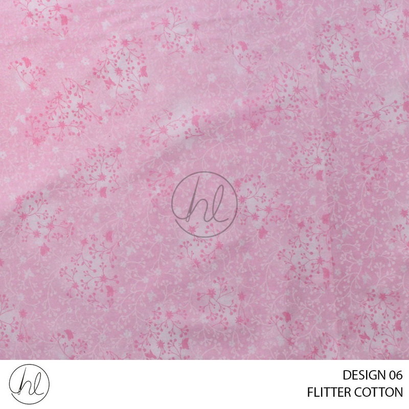 FLUTTER COTTON 781 PALE PINK 150CM PER M
