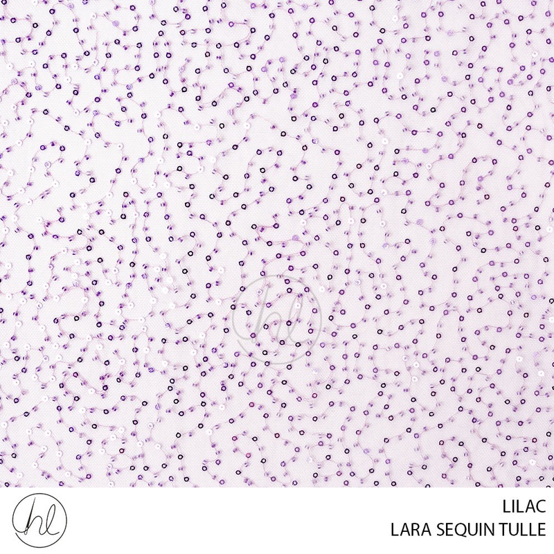 LARA SEQUIN TULLE 781 LILAC 130CM PER M