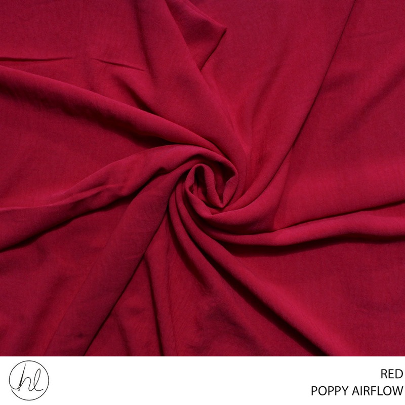 POPPY AIRFLOW 150CM RED ROLL 001 1