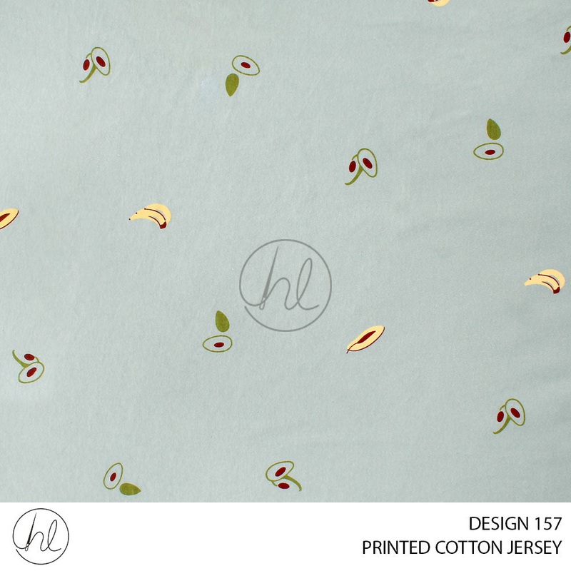 PRINTED COTTON JERSEY 51 SAGE 150CM PER M