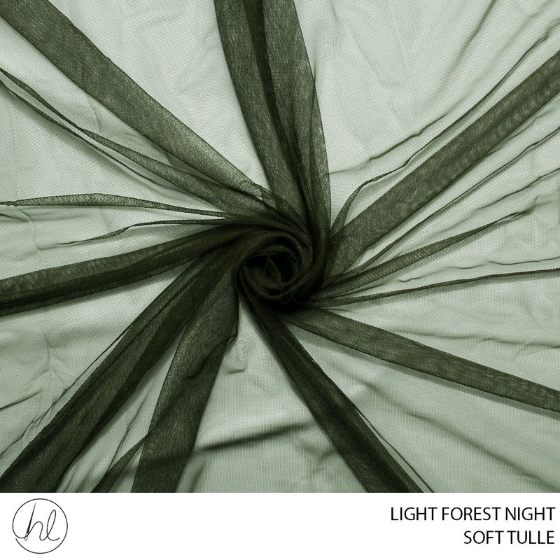 SOFT TULLE 51 LIGHT FOREST NIGHT 150CM PER M