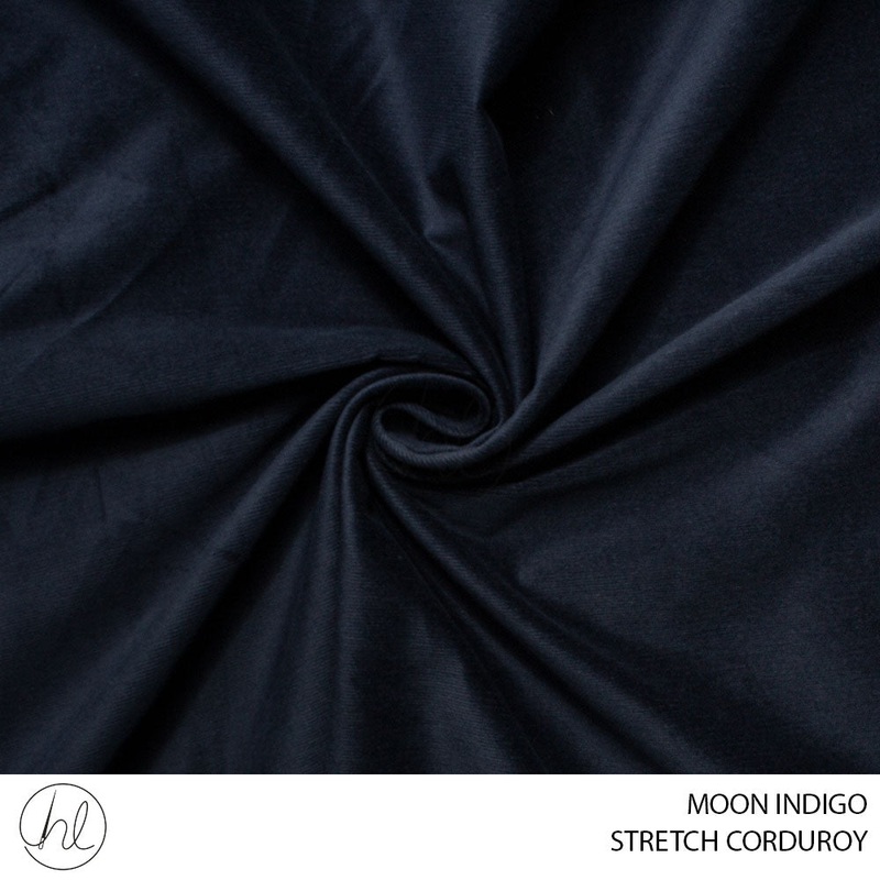 STRETCH CORDUROY 51 MOON INDIGO 150CM PER M