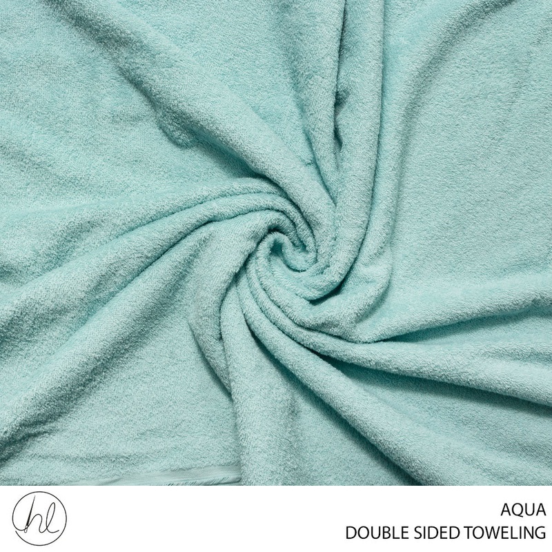 Toweling Double Sided fabric 150cm aqua