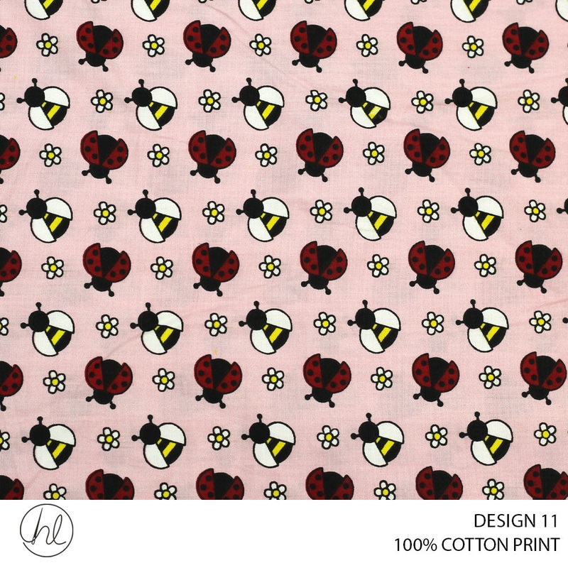 100% COTTON PRINT DESIGN 11 150CM WIDE PER M
