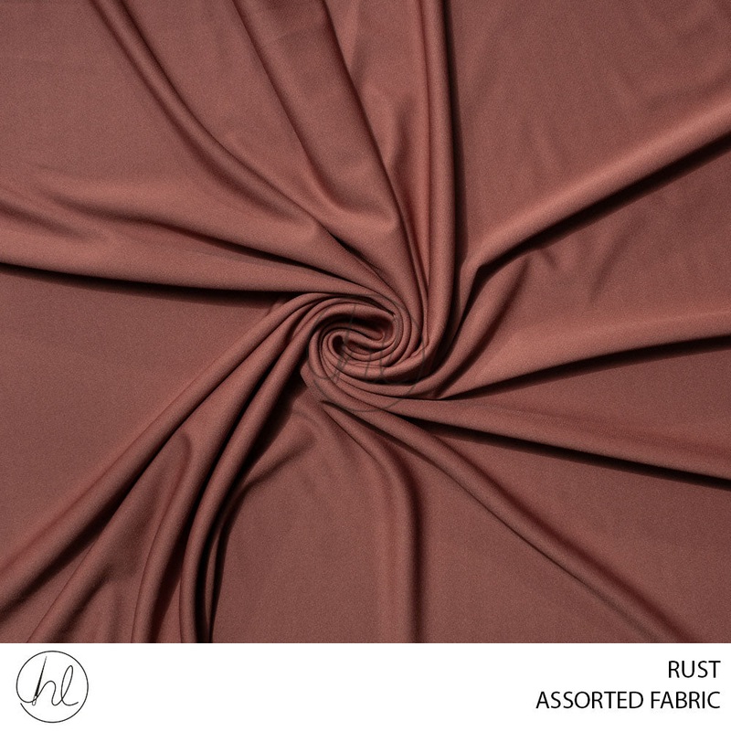 ASSORTED FABRIC 51 RUST 150CM PER M
