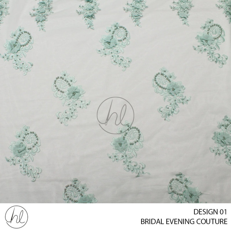 BRIDAL EVENING COUTURE PER M DESIGN 01 GREEN COLLECTION 09