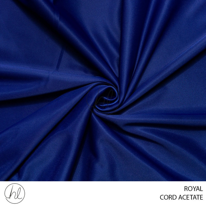 CORD ACETATE 781 ROYAL 150CM PER M