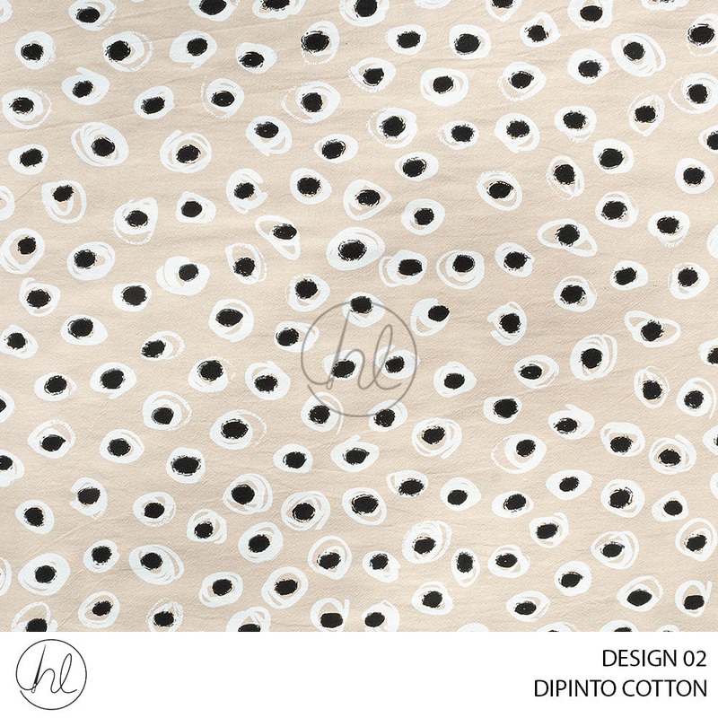 COTTON DIPINTO 2425 BEIGE 150CM PER M