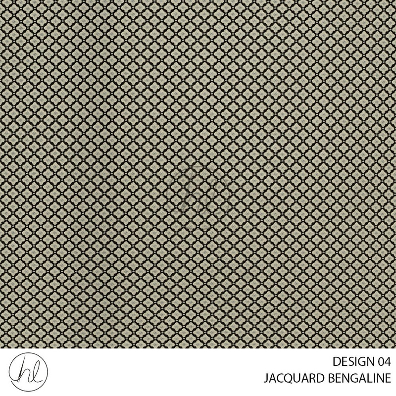 JACQUARD BENGALINE DIAMOND 51 CREAM 150CM PER M
