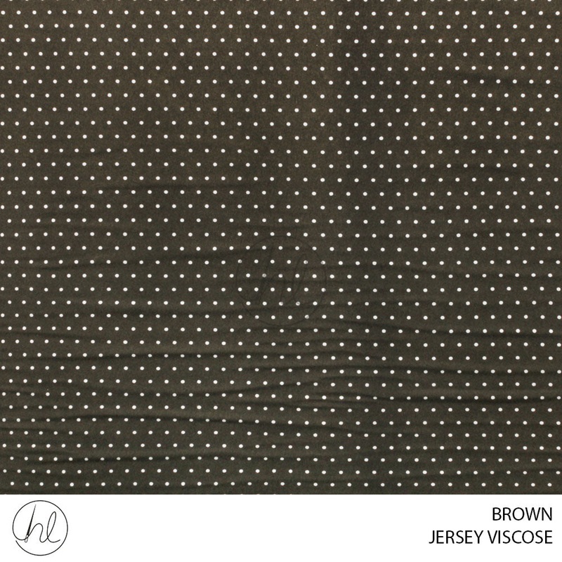 JERSEY VISCOSE 51 BROWN 150CM PER M