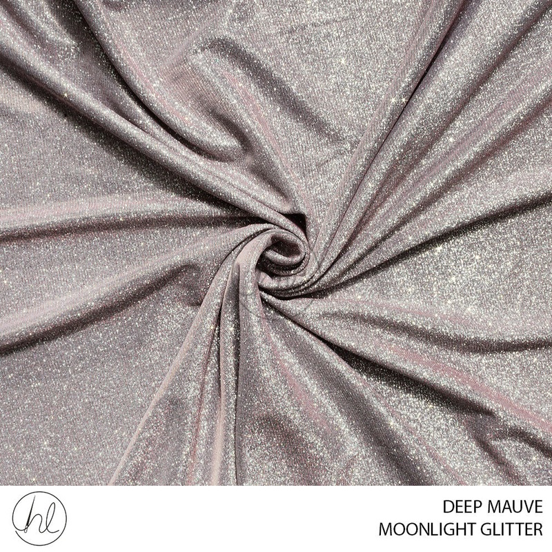 Moonlight Glitter 51 Deep Mauve 140cm Per M