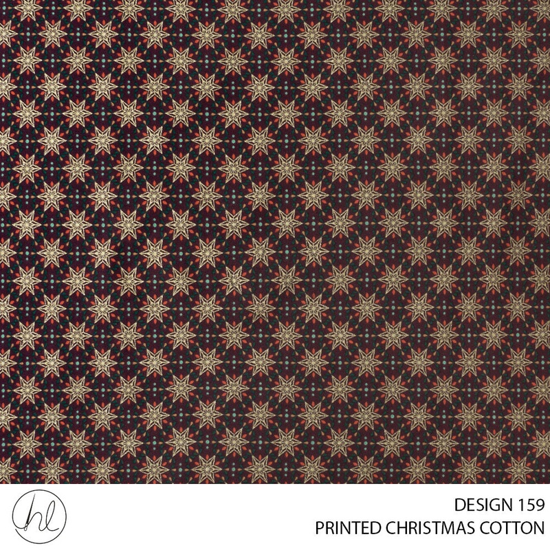 PRINTED CHRISTMAS COTTON DESIGN 21 51 MULTI 145CM PER M