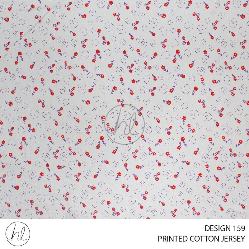 PRINTED COTTON JERSEY 51 GREY 150CM PER M