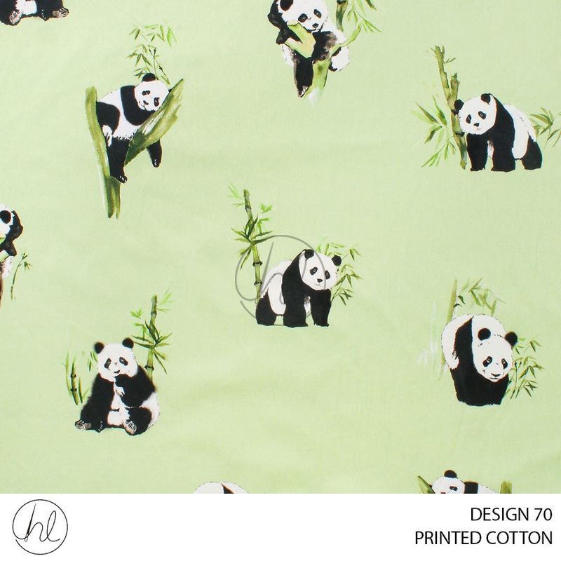 PRINTED COTTON VITARA 51 LIME 150CM PER M