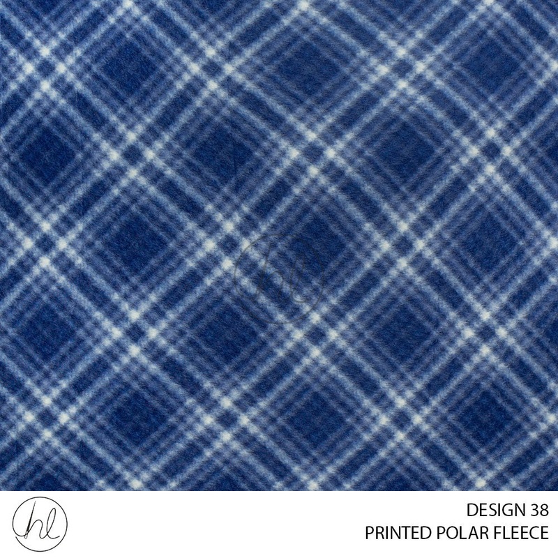 PRINTED POLAR FLEECE 56 BLUE 150CM PER M