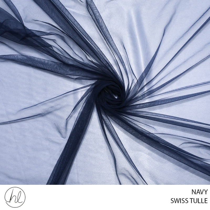 SWISS TULLE 53 NAVY 150CM PER M