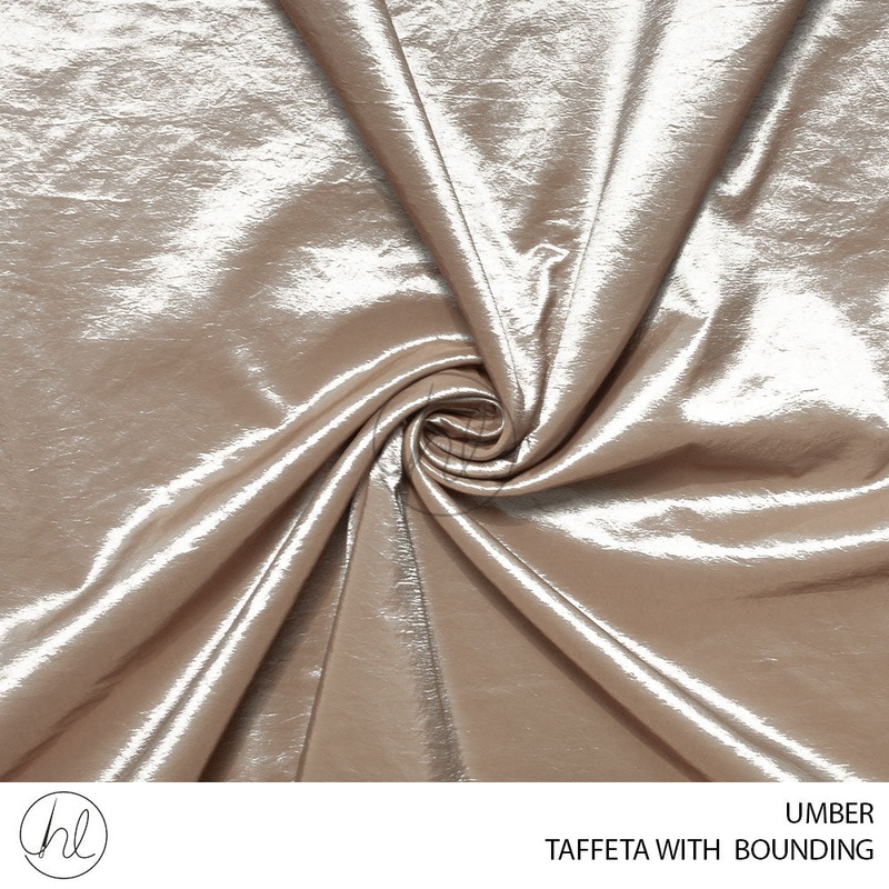 Taffeta with bounding 51 umber 150cm per m