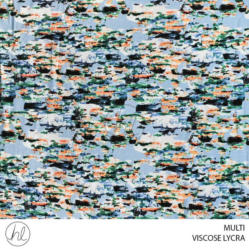 VISCOSE LYCRA 51 MULTI 150CM PER M