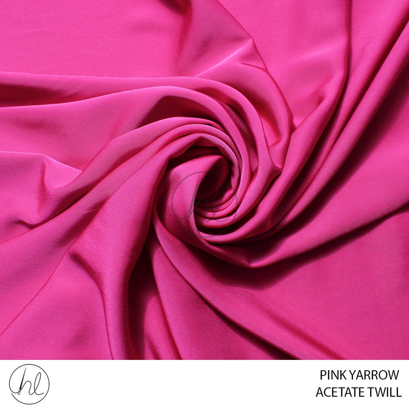 ACETATE TWILL 51 PINK YARROW 150CM PER M