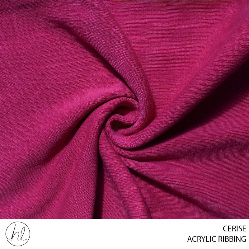 ACRYLIC RIBBING 139 CERISE 35CM PER M