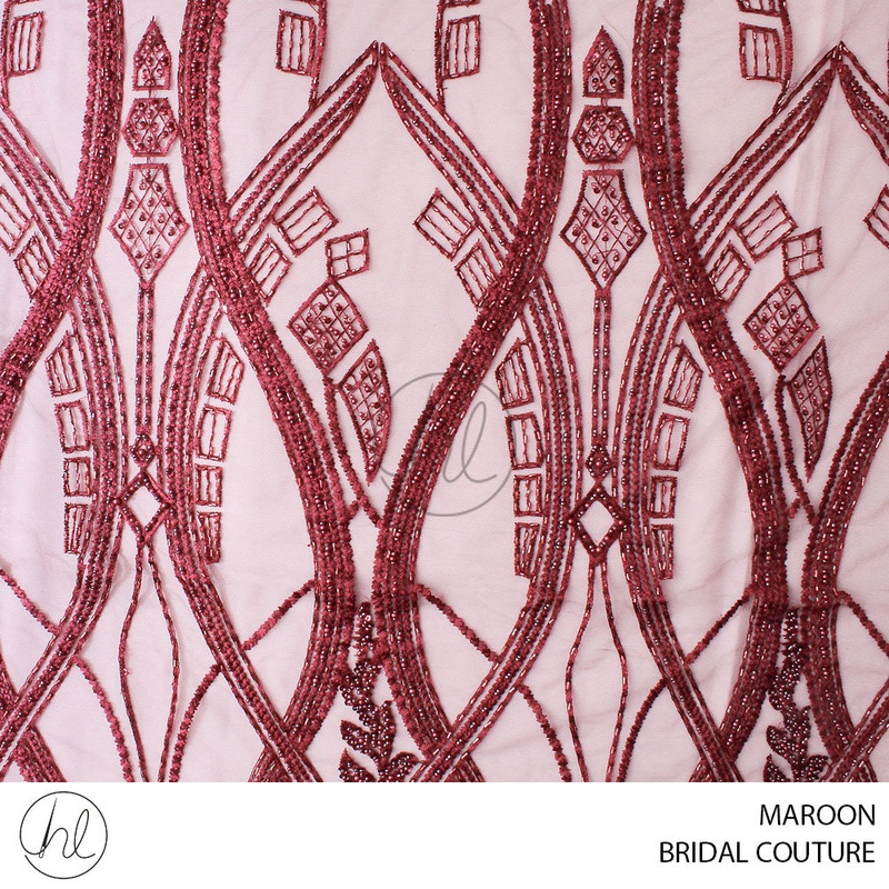 BRIDAL COUTURE 0627 MAROON 130CM PER M