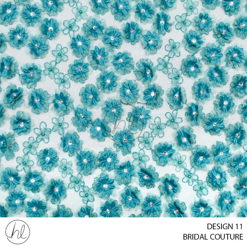 BRIDAL COUTURE 51 PER M DESIGN 11 TURQUOISE COLLECTION 09