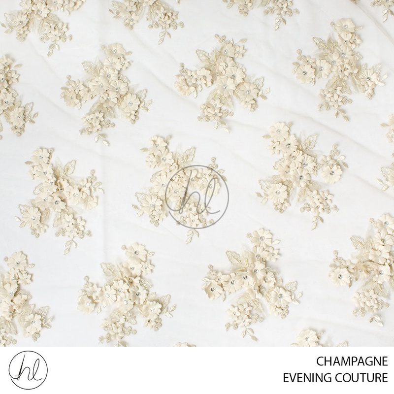 EVENING COUTURE 51 CHAMPAGNE 130CM PER M