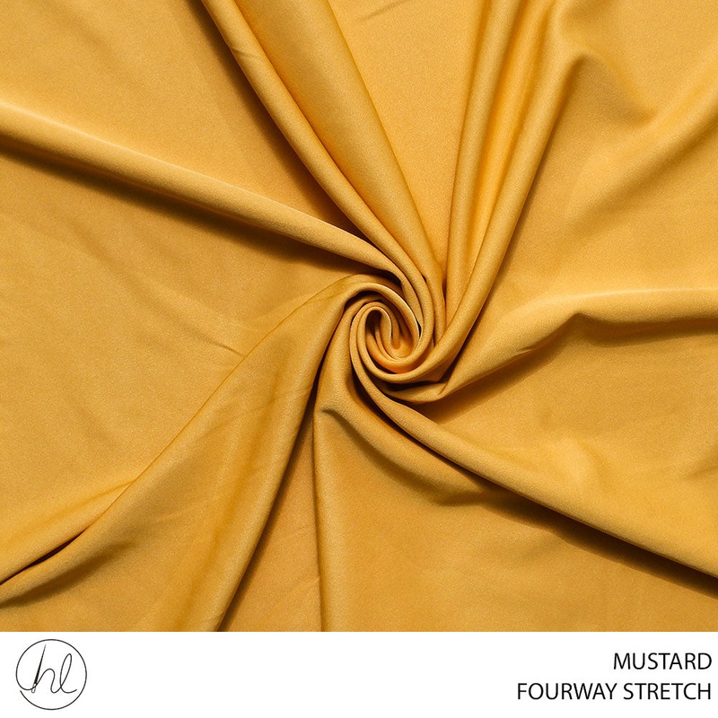 FOUR WAY STRETCH 150CM MUSTARD ROLL 001 PIECE