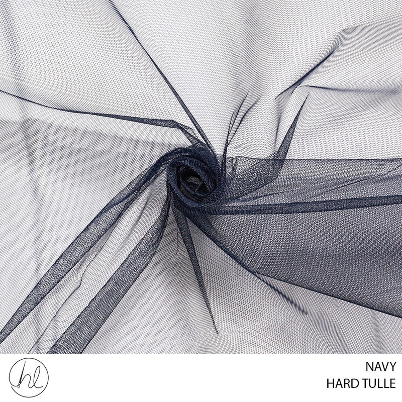 HARD TULLE 51 NAVY 150CM PER M
