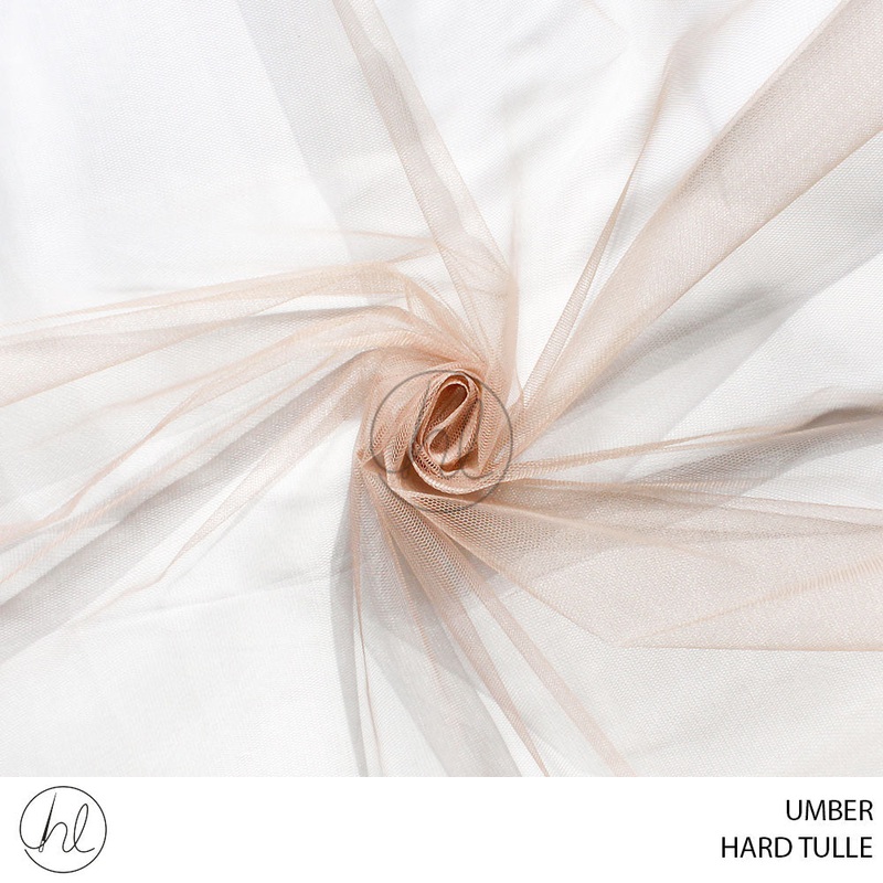 HARD TULLE 781 UMBER 150CM PER M