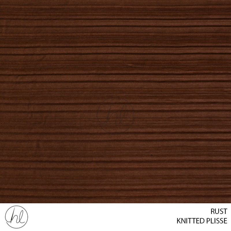 Knitted plisse 51 rust 150cm per m