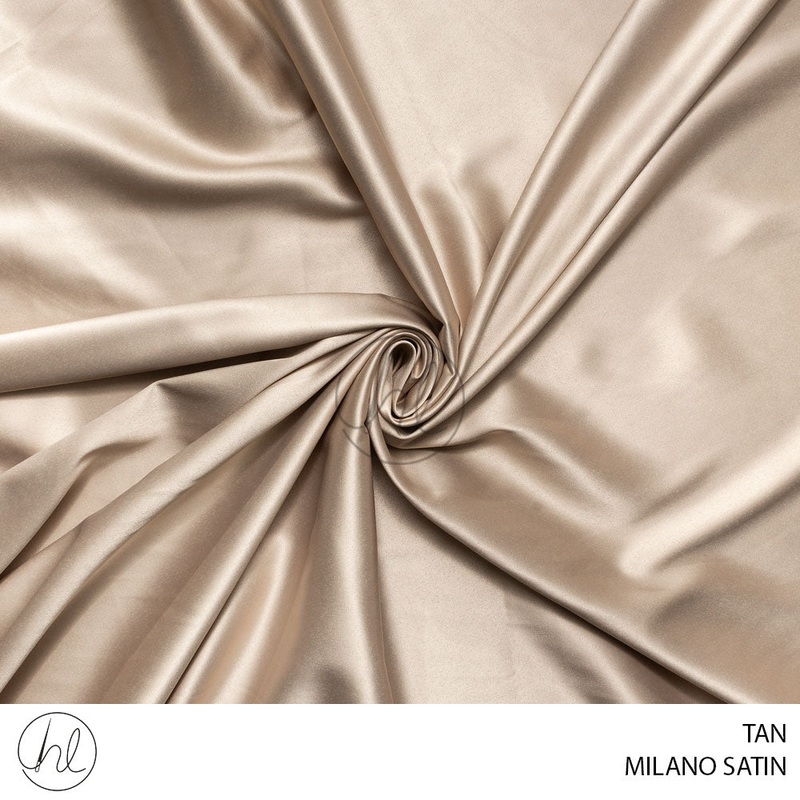 MILANO SATIN 53 TAN 150CM PER M