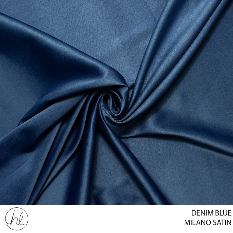 Milano Satin 781 Denim Blue 150cm Per  M