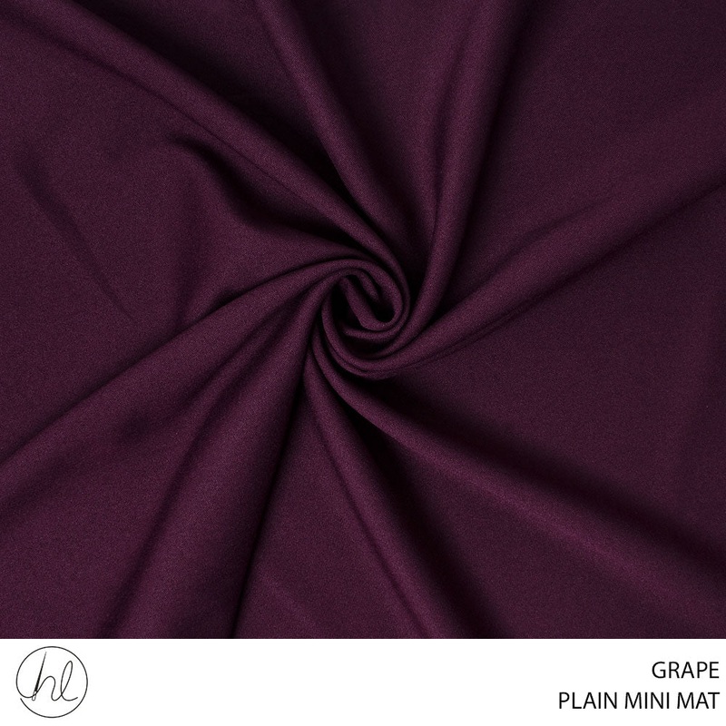 MINI MAT PLAIN FABRIC 150CM GRAPE