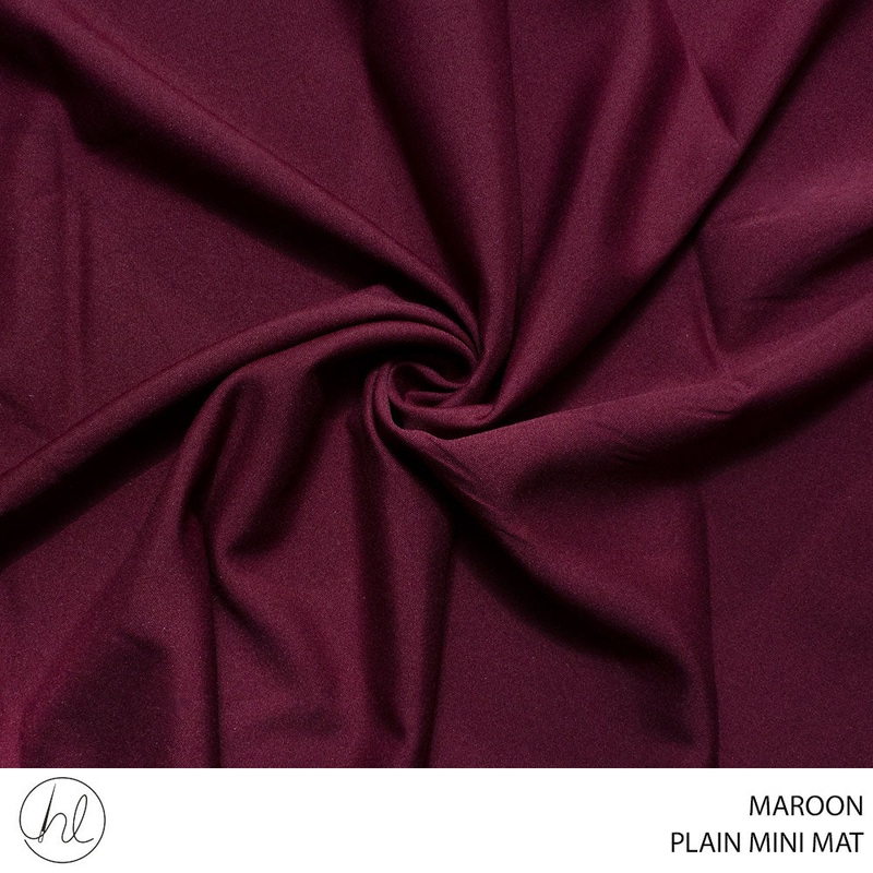 MINI MAT PLAIN FABRIC MAROON 150CM