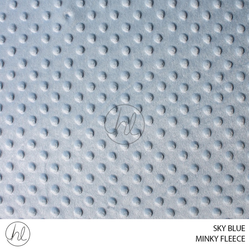 MINKY FLEECE 51 BABY BLUE 150CM PER M