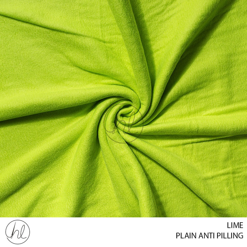 PLAIN ANTI PILLING 51 LIME 150CM PER M