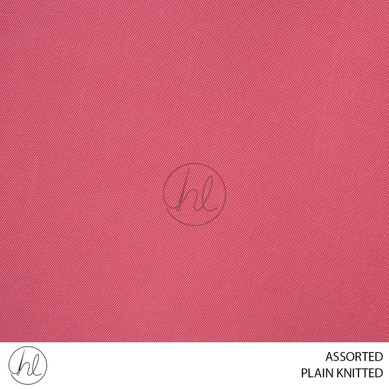 PLAIN KNITTED P/D 008 ASSORTED 150CM PER M