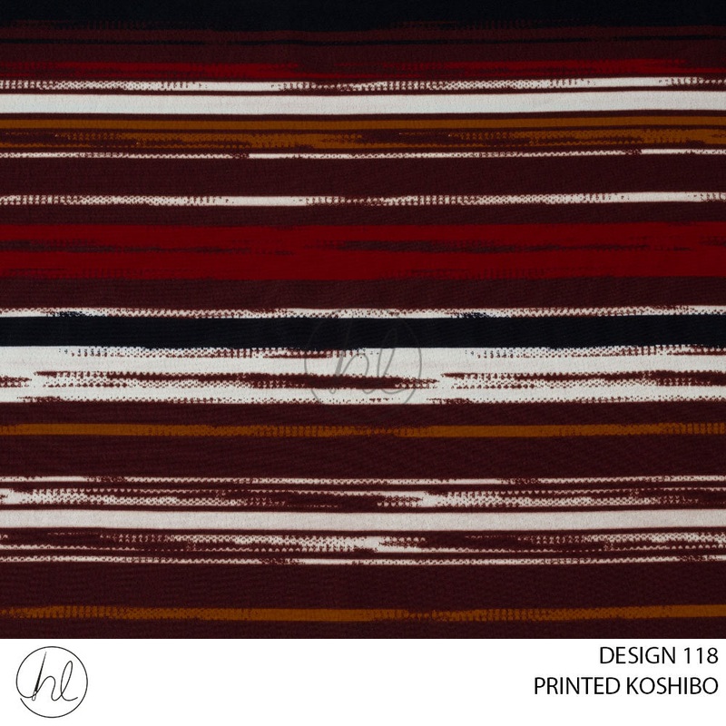 PRINTED KOSHIBO 51 MULTI DESIGN 118 150CM