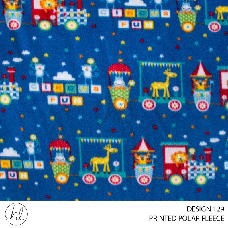 PRINTED POLAR FLEECE 53 ROYAL 150CM PER M